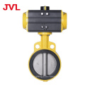 JL600 Pneumatic Soft seal worm gear butterfly valve